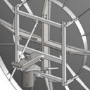 CPI Series 1244 - 2.4 Meter C-Band & Ku-Band Rx/Tx Antenna (2)