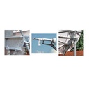 Skyware Global Type 243 - 2.4 Meter C-Band Circular Polarized Rx/Tx Class III Antenna System (2)