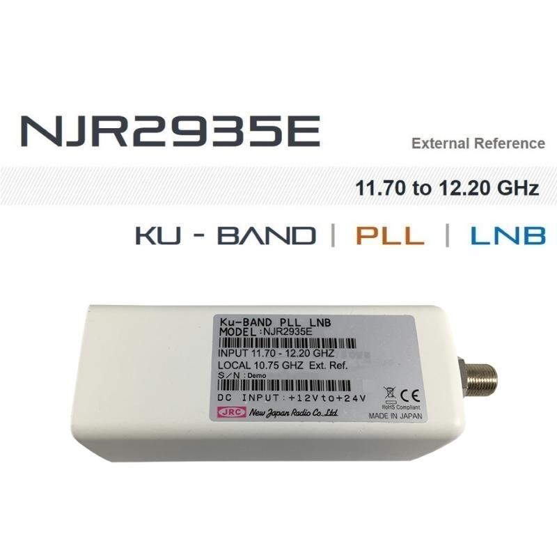 New Japan Radio NJRC Universal Ku-Band PLL LNB - External Reference - Model No. NJR2935E