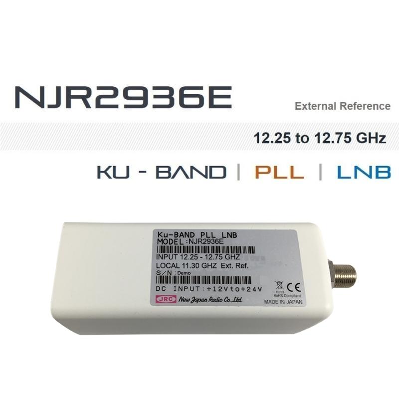 New Japan Radio NJRC Universal Ku-Band PLL LNB - External Reference - Model No. NJR2936E