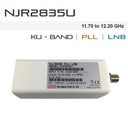 New Japan Radio NJRC Ku-Band PLL LNB - Internal Reference (L.O. Stability: ±1 ppm) Model No. NJR2835U