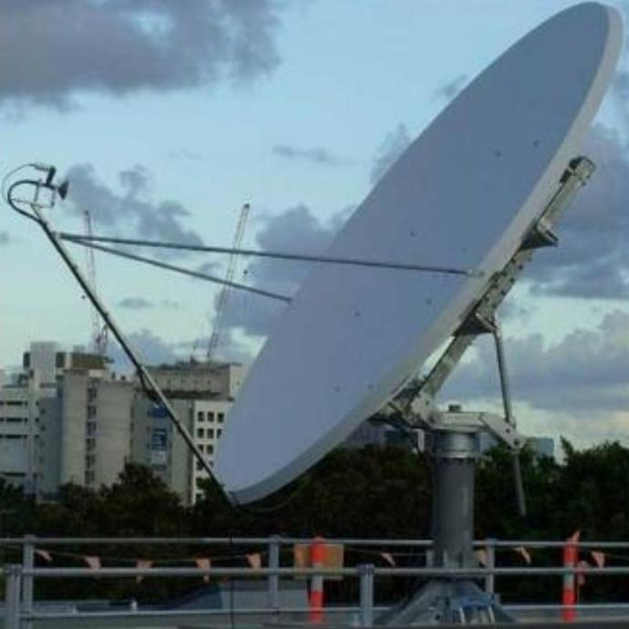 CPI Series 2385 - 3.8 Meter Rx/Tx High Wind Antenna