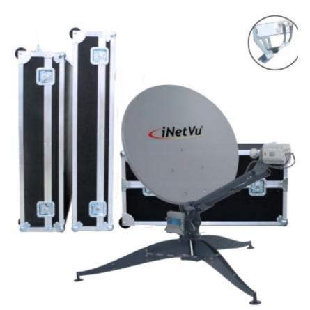 iNetVu Series FLY-98G 98 Centimeter Ka-Band Flyaway Antenna