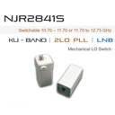 New Japan Radio NJRC Universal Ku-Band 2LO PLL LNB (Switchable Local) - Internal Reference (±3ppm) Model No. NJR2841S, NJR2842S, & NJR2843S series