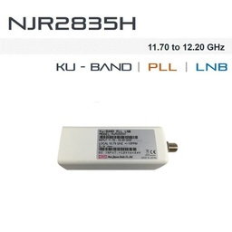 New Japan Radio NJRC Ku-Band PLL LNB - Internal Reference (L.O. Stability: ±10 ppm) - Model No. NJR2835H/36H/37H/39H series